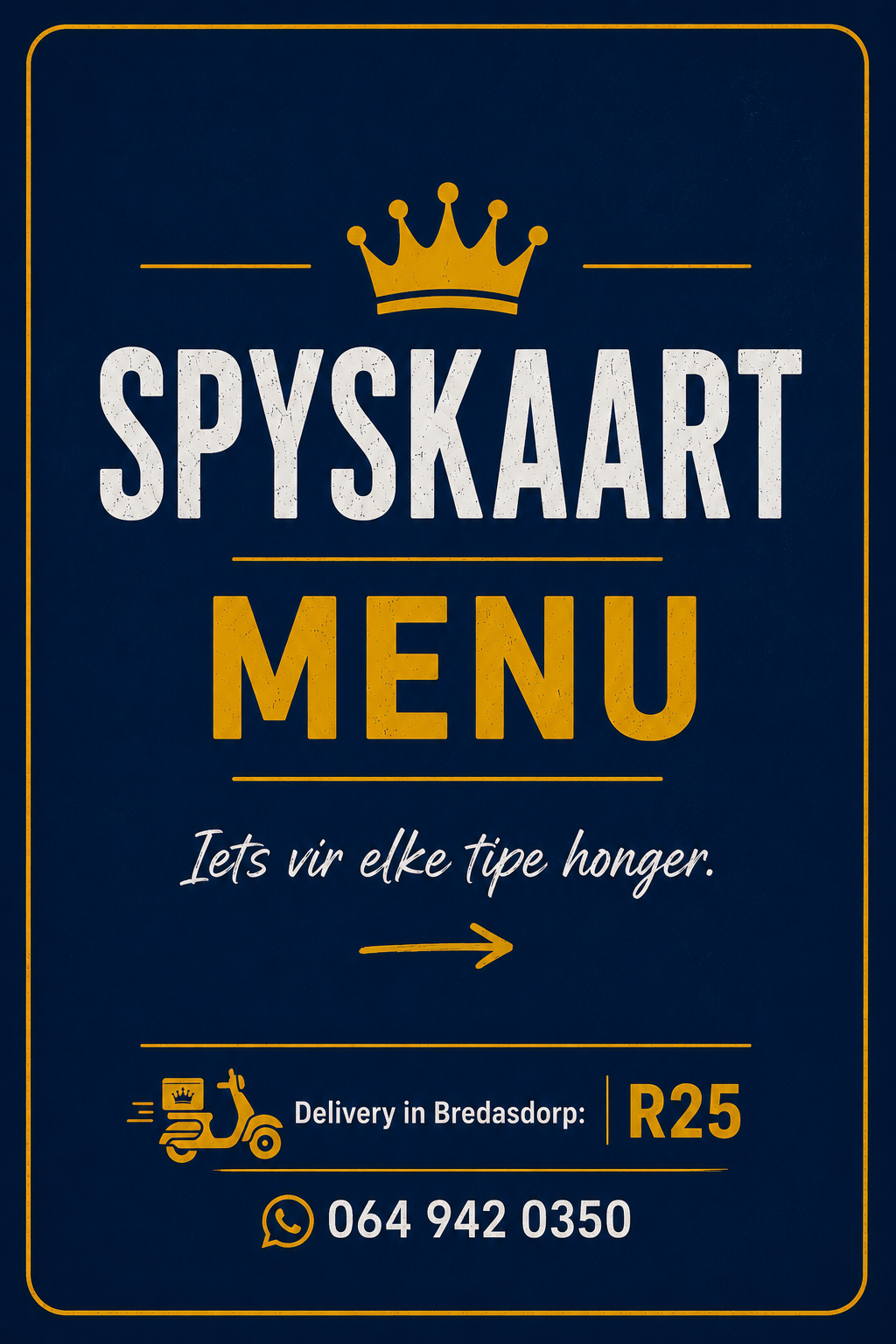 menu heading